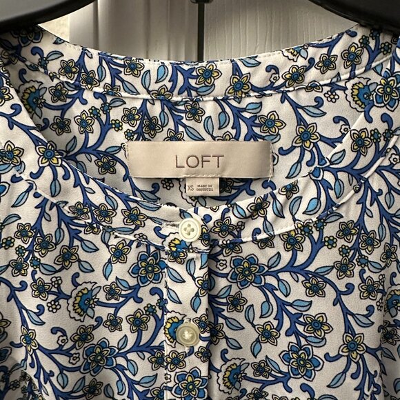 LOFT Vine Henley Shell - Picture 3 of 6